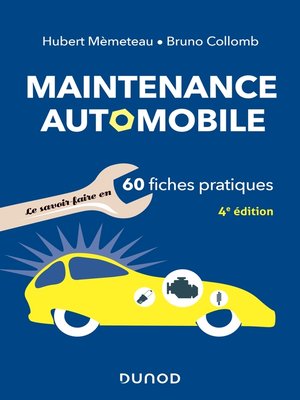 cover image of Maintenance automobile--4e éd.
